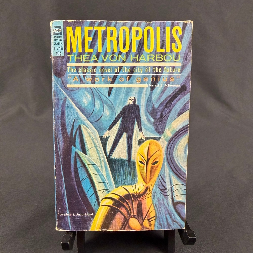 Metropolis Thea von Harbou Ace Books F-246 Vintage Science Fiction Paperback